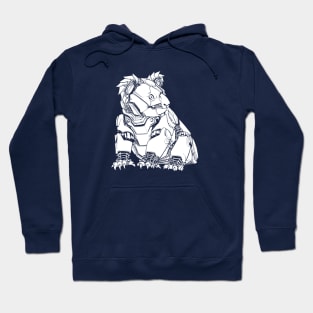 Robo Koala (white shape) Hoodie